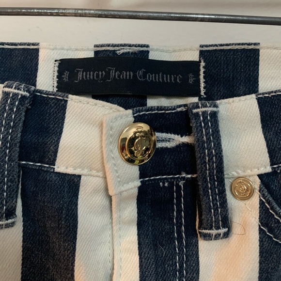 Juicy Couture Kids Striped Denim short - Picture 5 of 13